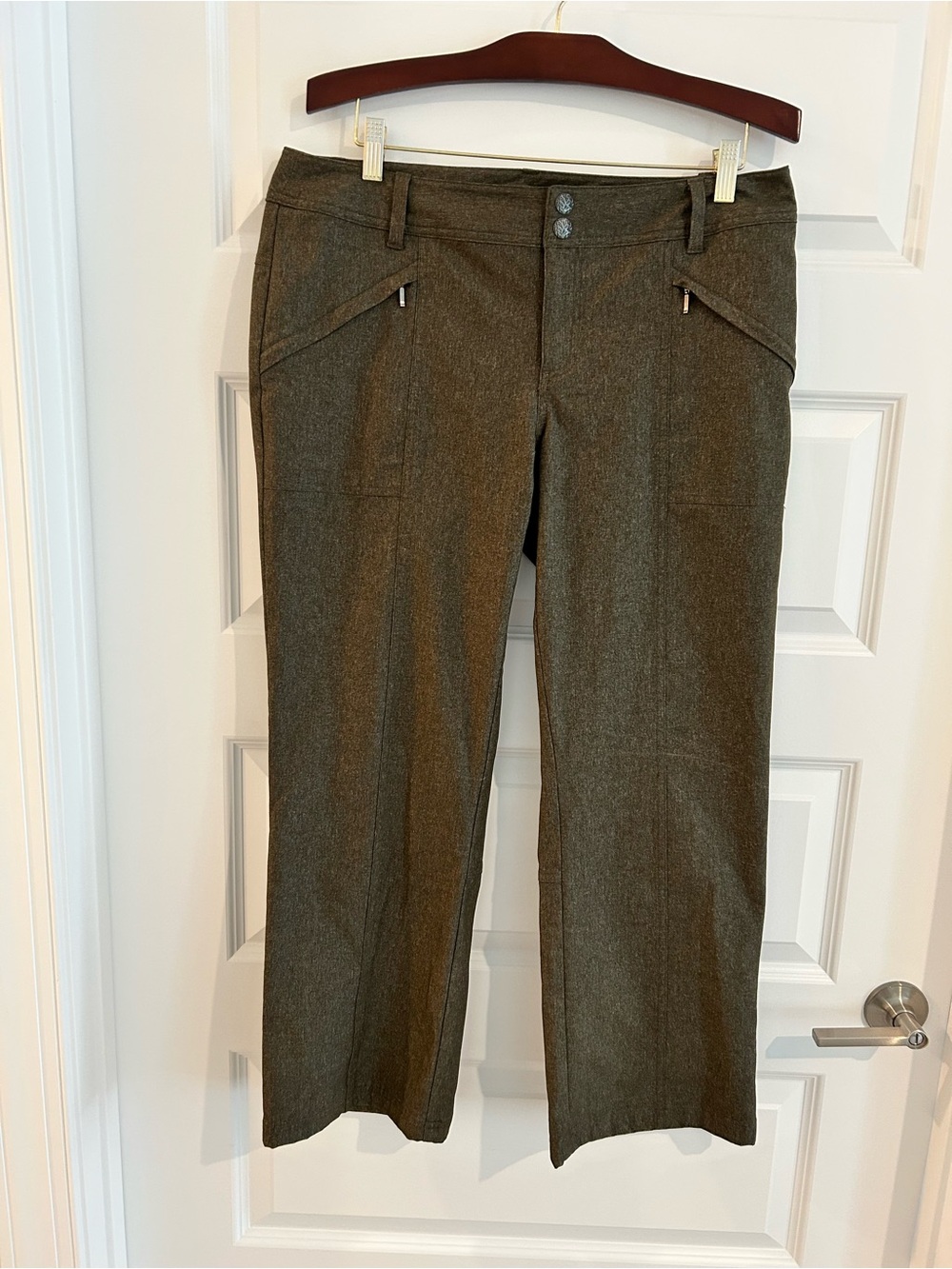 Prana Khaki Green Pants Size 12